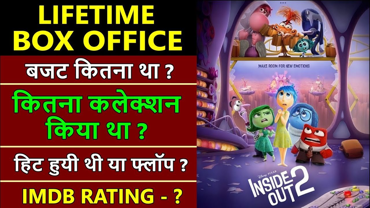 Inside Out 2: Worldwide Box Office Collection & Hit or Flop Status