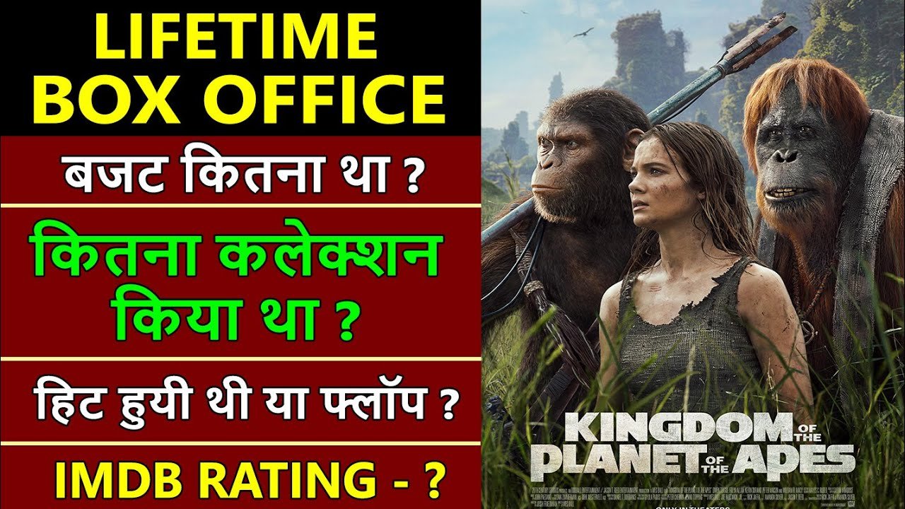 Kingdom of the Planet of the Apes: Lifetime Worldwide Box Office Collection