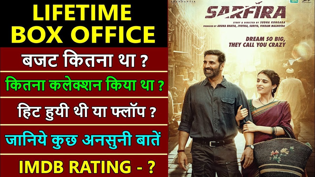 Sarfira: Worldwide Box Office Collection, Hit or Flop? Akshay Kumar Unknown Facts